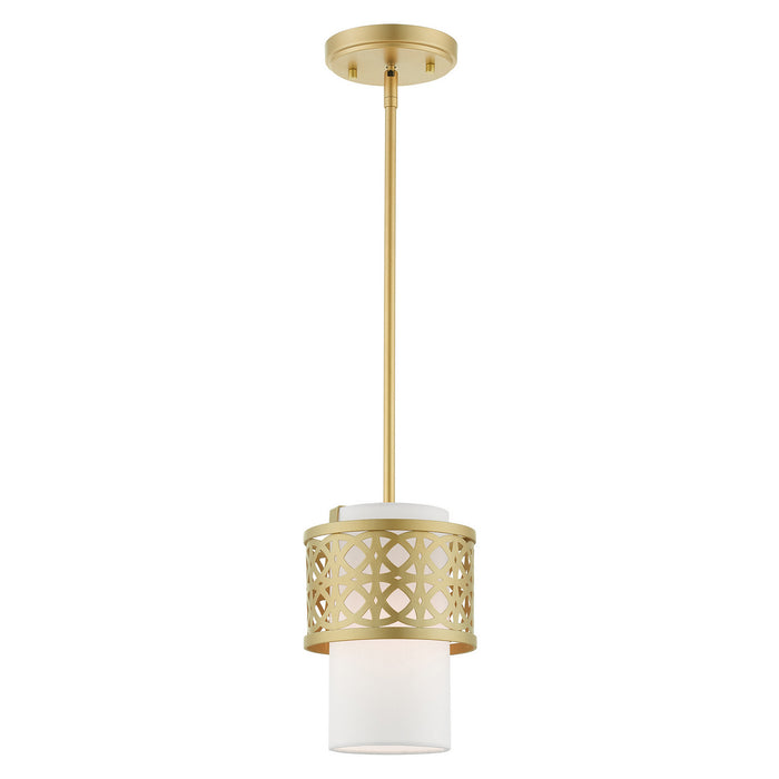 Livex Lighting - 49861-33 - One Light Mini Pendant - Calinda - Soft Gold