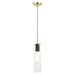 Livex Lighting - 51160-12 - One Light Pendant - Beckett - Satin Brass