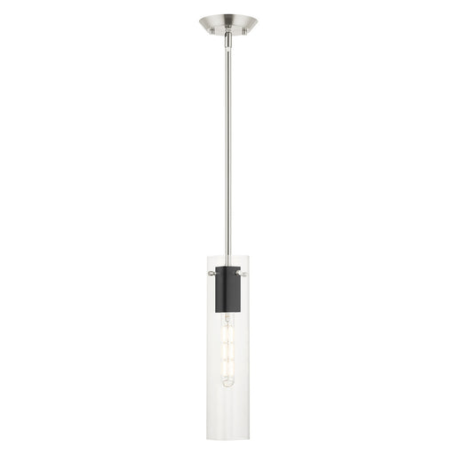 Livex Lighting - 51160-91 - One Light Pendant - Beckett - Brushed Nickel
