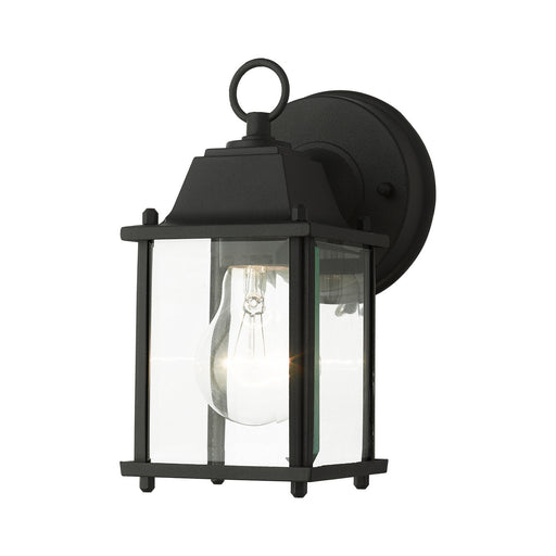 Livex Lighting - 7506-14 - One Light Outdoor Wall Lantern - Hamilton - Textured Black