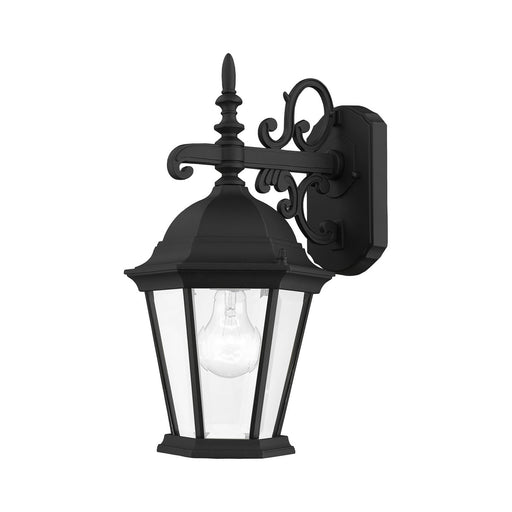 Livex Lighting - 7555-14 - One Light Outdoor Wall Lantern - Hamilton - Textured Black