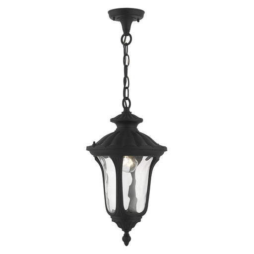 Livex Lighting - 7854-14 - One Light Outdoor Pendant - Oxford - Textured Black