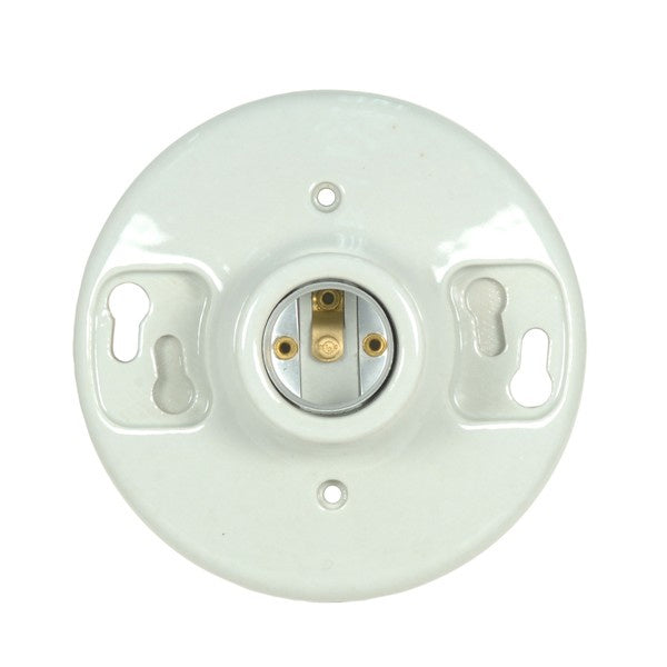 Ceiling Receptacle in Glass finish