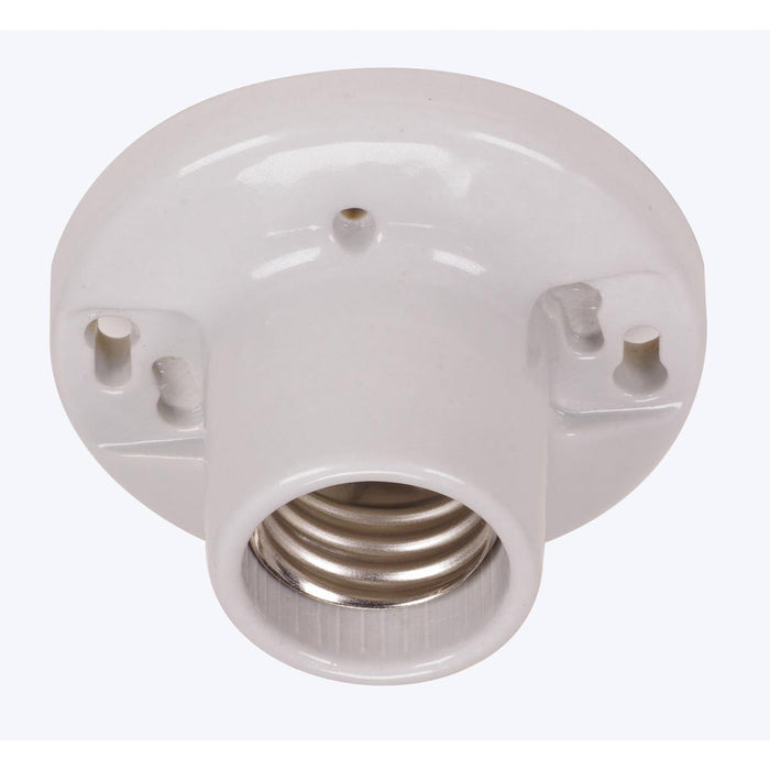 Satco - 90-483 - Mogul Base Keyless Receptacle - White