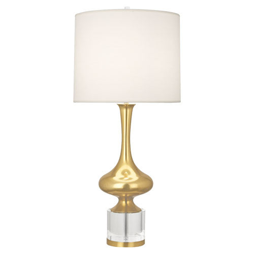 Robert Abbey - 209 - One Light Table Lamp - Jeannie - Modern Brass w/ Clear Crystal Accent
