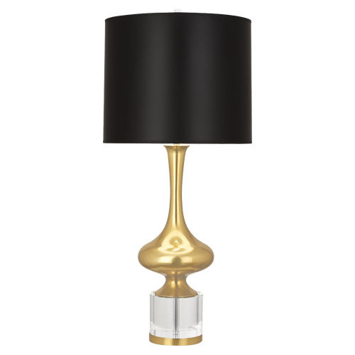 Robert Abbey - 209B - One Light Table Lamp - Jeannie - Modern Brass w/ Clear Crystal Accent