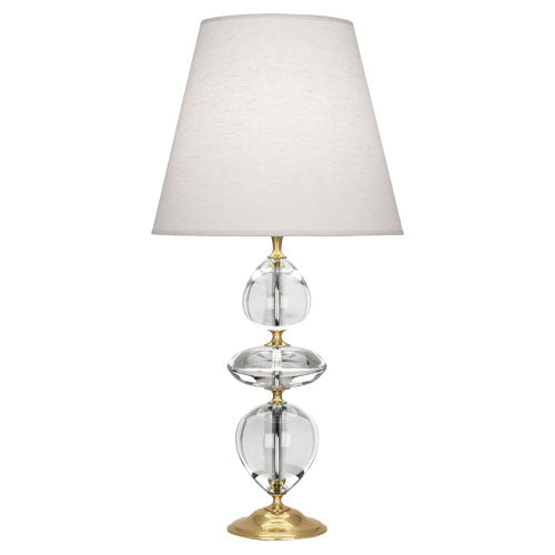 Robert Abbey - 260 - One Light Table Lamp - Williamsburg Orlando - Clear Crystal w/ Modern Brass