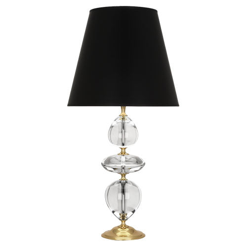 Robert Abbey - 260B - One Light Table Lamp - Williamsburg Orlando - Clear Crystal w/ Modern Brass