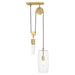 Robert Abbey - 419 - One Light Pendant - Gravity - Modern Brass
