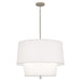 Robert Abbey - AW138 - Three Light Pendant - Decker - Polished Nickel