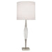 Robert Abbey - S207 - One Light Table Lamp - Juno - Polished Nickel w/ Clear Crystal Accent