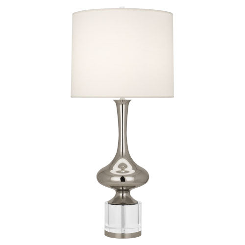 Robert Abbey - S209 - One Light Table Lamp - Jeannie - Polished Nickel w/ Clear Crystal Accent