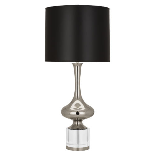 Robert Abbey - S209B - One Light Table Lamp - Jeannie - Polished Nickel w/ Clear Crystal Accent