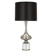 Robert Abbey - S209B - One Light Table Lamp - Jeannie - Polished Nickel w/ Clear Crystal Accent