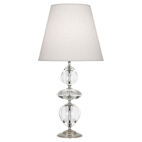 Robert Abbey - S260 - One Light Table Lamp - Williamsburg Orlando - Clear Crystal w/ Polished Nickel