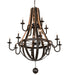 2nd Avenue - 50933-1500 - 12 Light Chandelier - Barrel Stave - Oil Rubbed Bronze