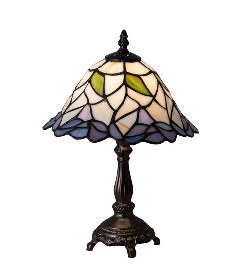 Meyda Tiffany - 123761 - One Light Table Lamp - Daffodil - Mahogany Bronze