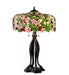 Meyda Tiffany - 126749 - Three Light Table Lamp - Tiffany Cherry Blossom - Mahogany Bronze