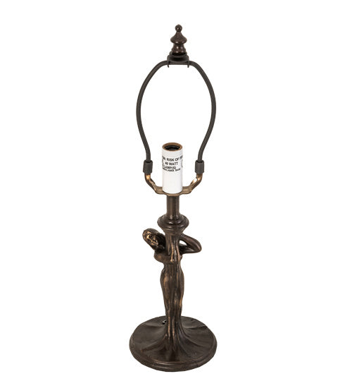 Meyda Tiffany - 13635 - One Light Table Base Hardware - Maplewood - Mahogany Bronze