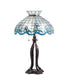 Meyda Tiffany - 140466 - Three Light Table Lamp - Roseborder - Mahogany Bronze