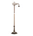 Meyda Tiffany - 14089 - One Light Bridge Arm Floor Base - Urban - Mahogany Bronze