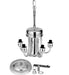 Meyda Tiffany - 14641 - Six Light Lamp Base And Fixture Hardware - Wire Cnopy - Polished Brass