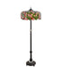 Meyda Tiffany - 148875 - Three Light Floor Lamp - Tiffany Cherry Blossom