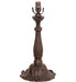 Meyda Tiffany - 158934 - One Light Table Base - Lily - Mahogany Bronze