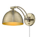 Golden - 3688-A1W AB-AB - One Light Wall Sconce - Aged Brass