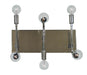 Framburg - 5018 PN/MBLACK - Six Light Wall Sconce - Fusion - Polished Nickel with Matte Black Accents