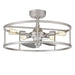 Quoizel - NHR3124BN - Five Light Fandelier - New Harbor - Brushed Nickel