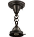 Meyda Tiffany - 165491 - One Light Flushmount Hardware - Revival - Craftsman Brown