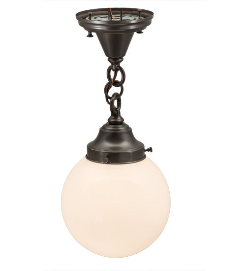 Meyda Tiffany - 165492 - One Light Flushmount - Revival - Craftsman Brown