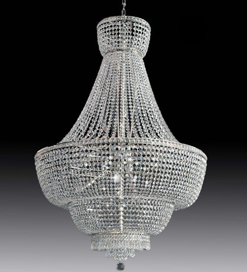 Meyda Tiffany - 174419 - Eight Light Chandelier - Beethoven - Chrome,Crystal