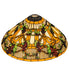 Meyda Tiffany - 182492 - Shade - Jeweled Grape - Antique Copper,Natural Wood