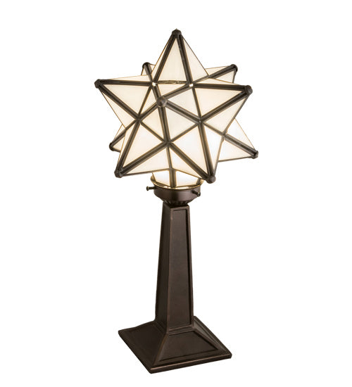 Meyda Tiffany - 18473 - One Light Accent Lamp - Moravian Star - White