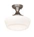 Meyda Tiffany - 219153 - One Light Semi-Flushmount - Revival - Antique Brass