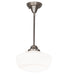 Meyda Tiffany - 219618 - One Light Pendant - Schoolhouse - Nickel