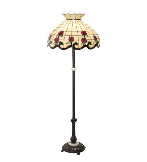 Meyda Tiffany - 228520 - Three Light Floor Lamp - Roseborder