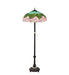 Meyda Tiffany - 229130 - Three Light Floor Lamp - Tiffany Cabbage Rose - Mahogany Bronze