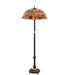 Meyda Tiffany - 230384 - Three Light Floor Lamp - Fishscale - Mahogany Bronze