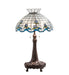 Meyda Tiffany - 230472 - Three Light Table Lamp - Roseborder - Mahogany Bronze