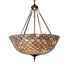 Meyda Tiffany - 230828 - Three Light Pendant - Tiffany Fishscale - Mahogany Bronze