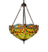 Meyda Tiffany - 230915 - Three Light Pendant - Tiffany Hanginghead Dragonfly - Mahogany Bronze