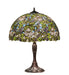 Meyda Tiffany - 232797 - Three Light Table Lamp - Trillium & Violet - Mahogany Bronze