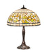 Meyda Tiffany - 232800 - Three Light Table Lamp - Tiffany Turning Leaf - Mahogany Bronze