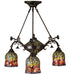 Meyda Tiffany - 27246 - Shade - Red Rosebud - Craftsman Brown