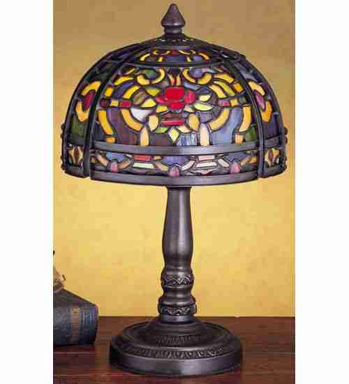 Meyda Tiffany - 27976 - One Light Table Base - Moorish - Mahogany Bronze