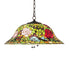 Meyda Tiffany - 36446 - Three Light Pendant - Tiffany Rosebush - Mahogany Bronze
