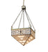 Meyda Tiffany - 49817 - Four Light Pendant - Shu - Brass Tint